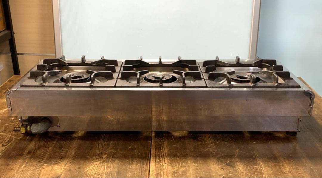 MARUZEN マルゼン ニュー飯城 3口ガステーブルコンロ LPG 卓上型