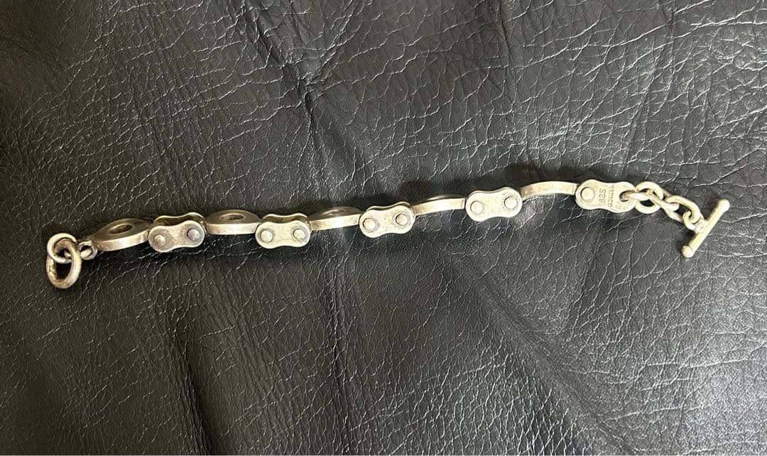 メキシコ製　バイクチェーンブレスレット　シルバー925