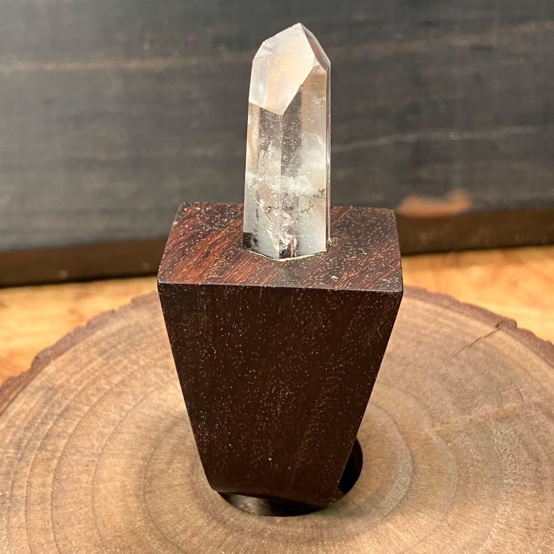 水晶クリスタルポイント指輪、