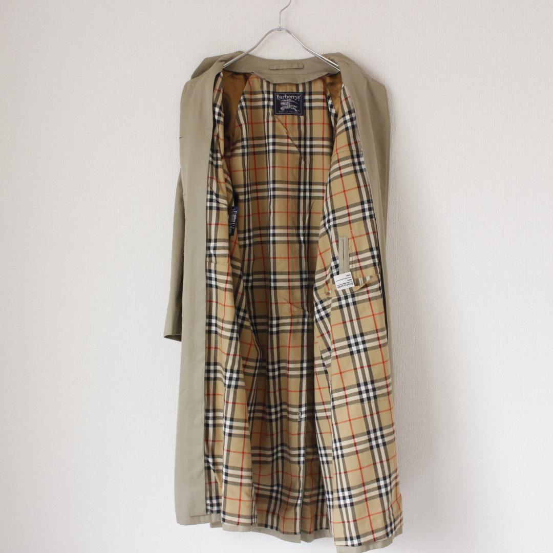 Burberry ライナー付き ステンカラーコート Lサイズ相当 イングランド製