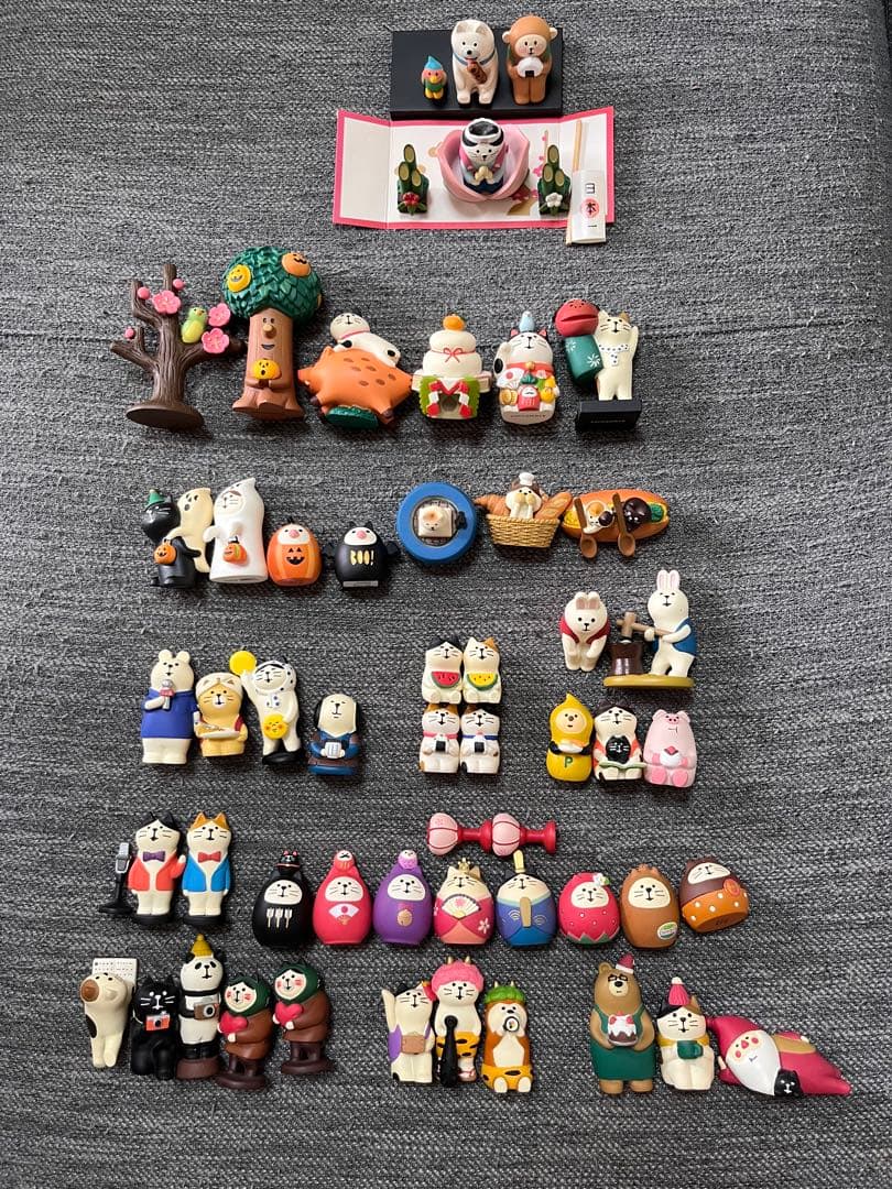 デコレ コンコンブル陶器置物セット