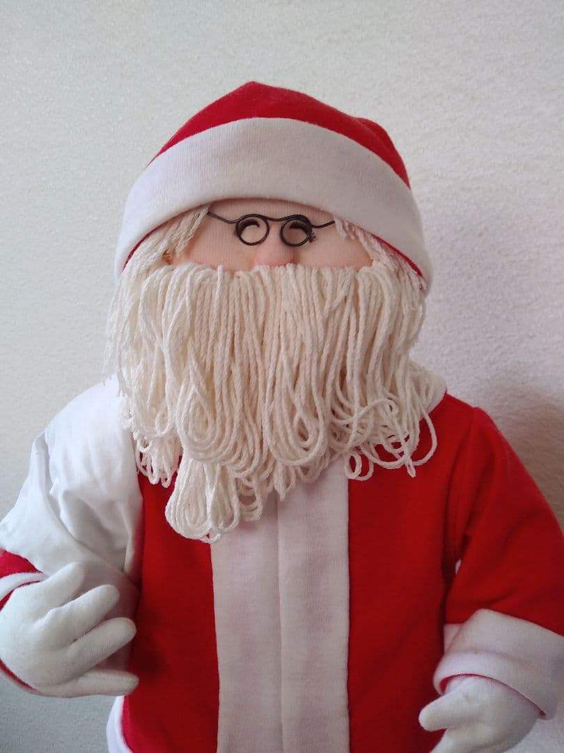 手作り人形　サンタクロース　米山京子さん風