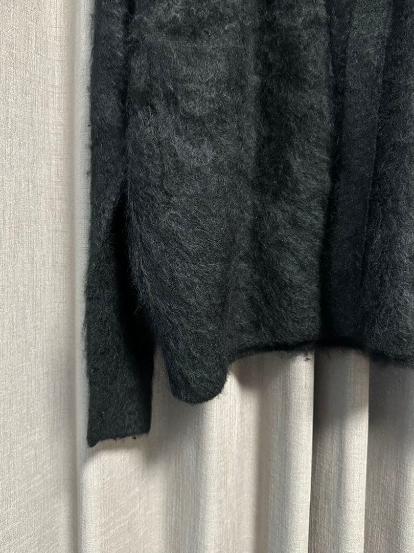 る*い様 【美品】MAATEE&SONS カシミヤシャギーカーディガン ブラック