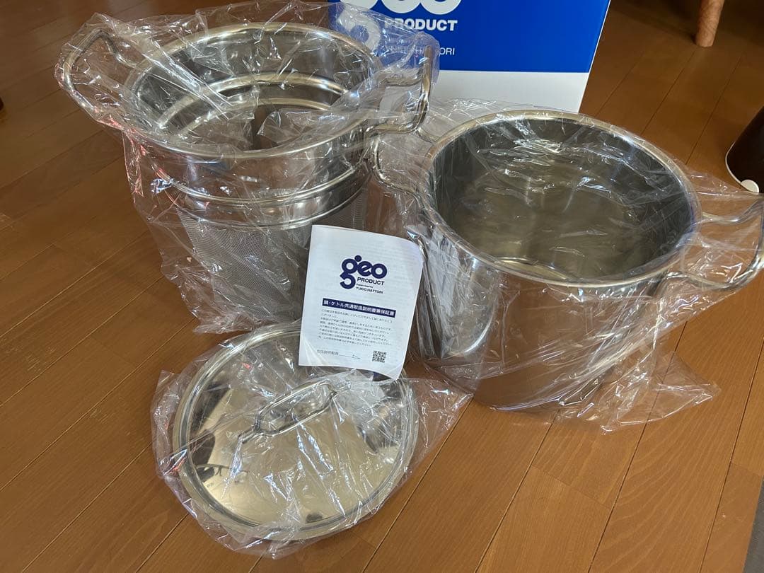 宮崎製作所GEO-21Pジオプロダクトパスタポット21cm新品未使用