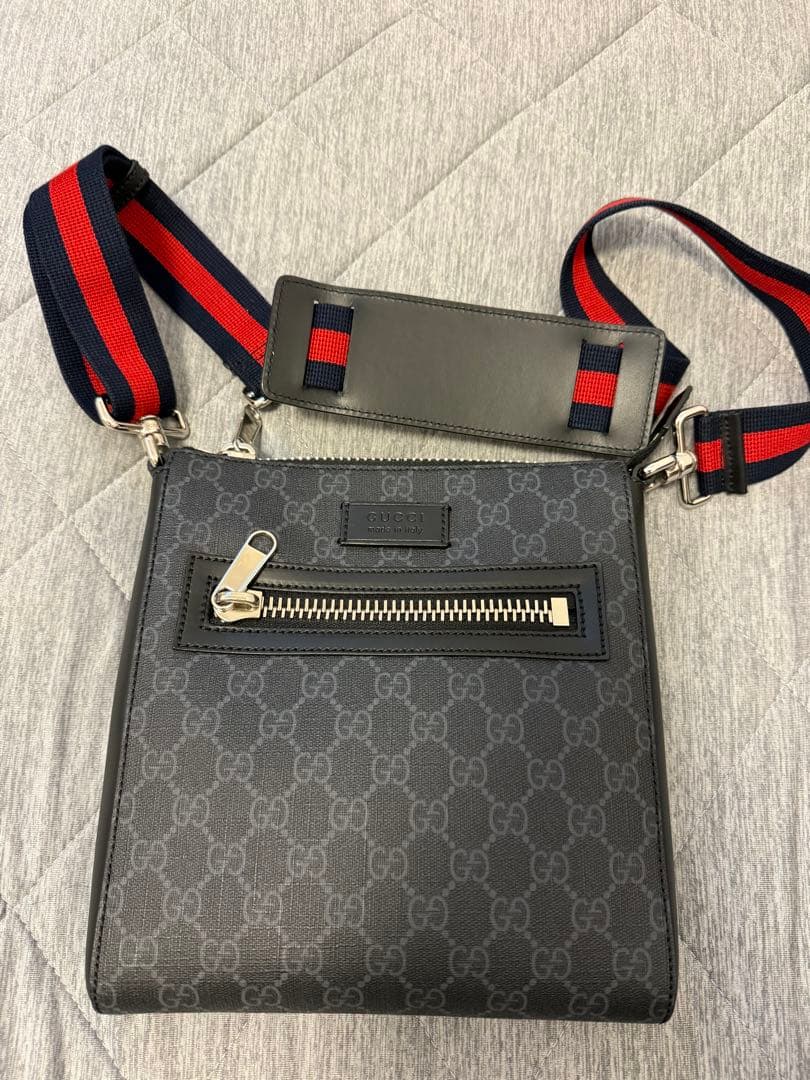 GUCCI グッチ GG スプリーム メッセンジャーショルダーバック