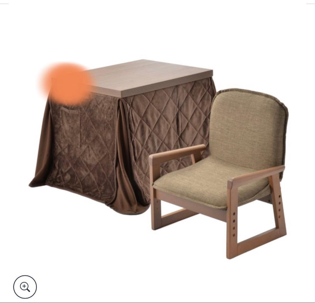 ゆう⭐︎おひとり様用コタツ＆イス＆布団付き⭐︎ぬくぬくしましょう！３点セット