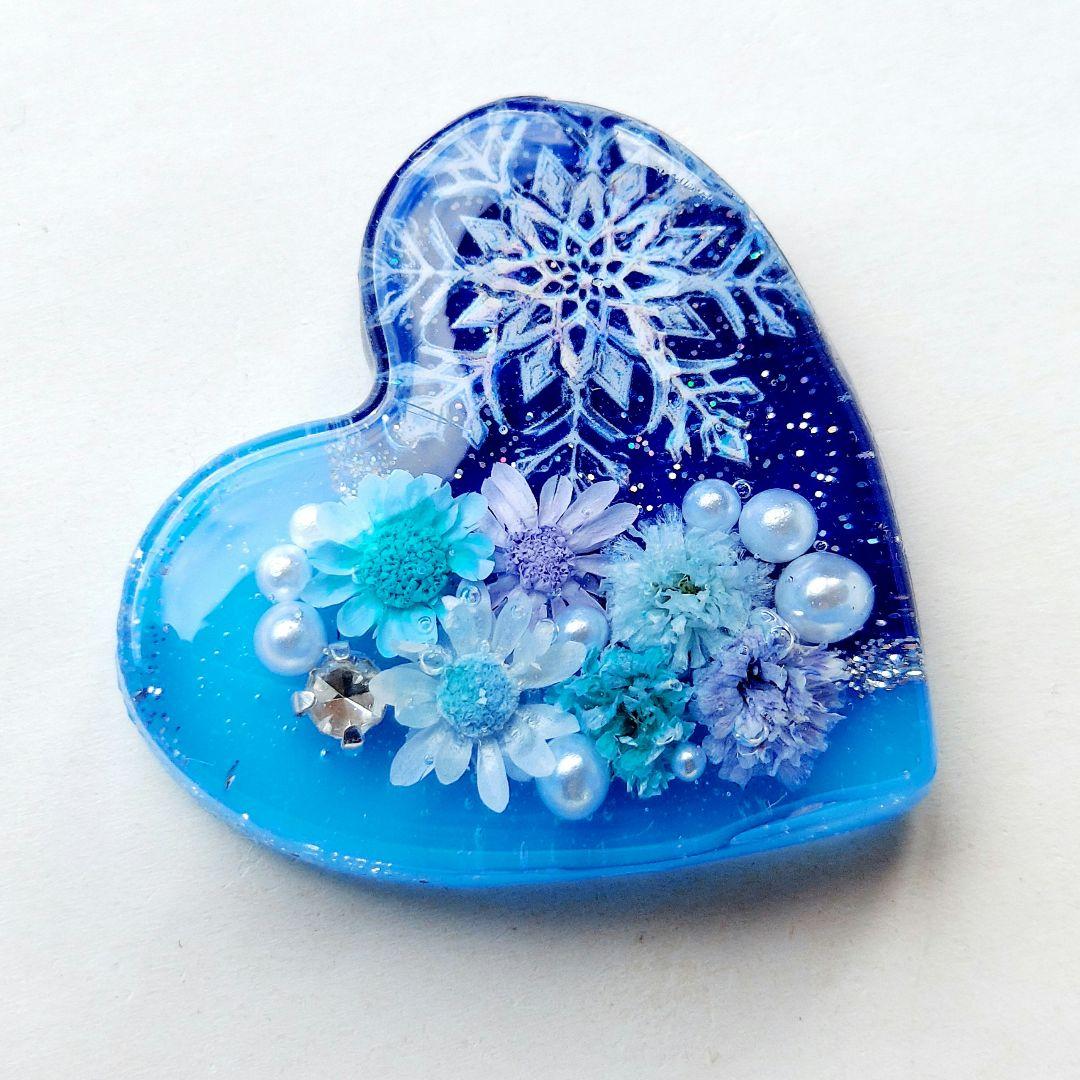 【1673】レジン　ヘアゴム　ポニーフック　ブロ―チ　ハンドメイド