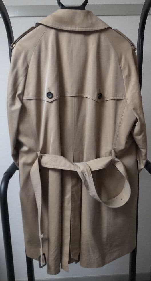 山陽商会＜100年コート＞ダブルトレンチコート(三陽格子)