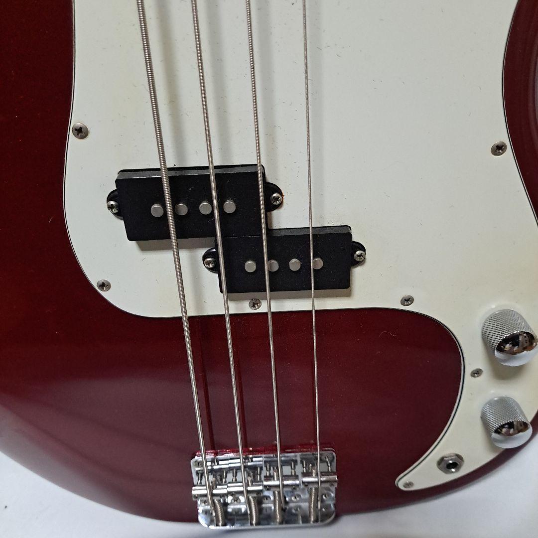 ま*お様 SELDERエレキベース レッド 4弦 シングルコイル
