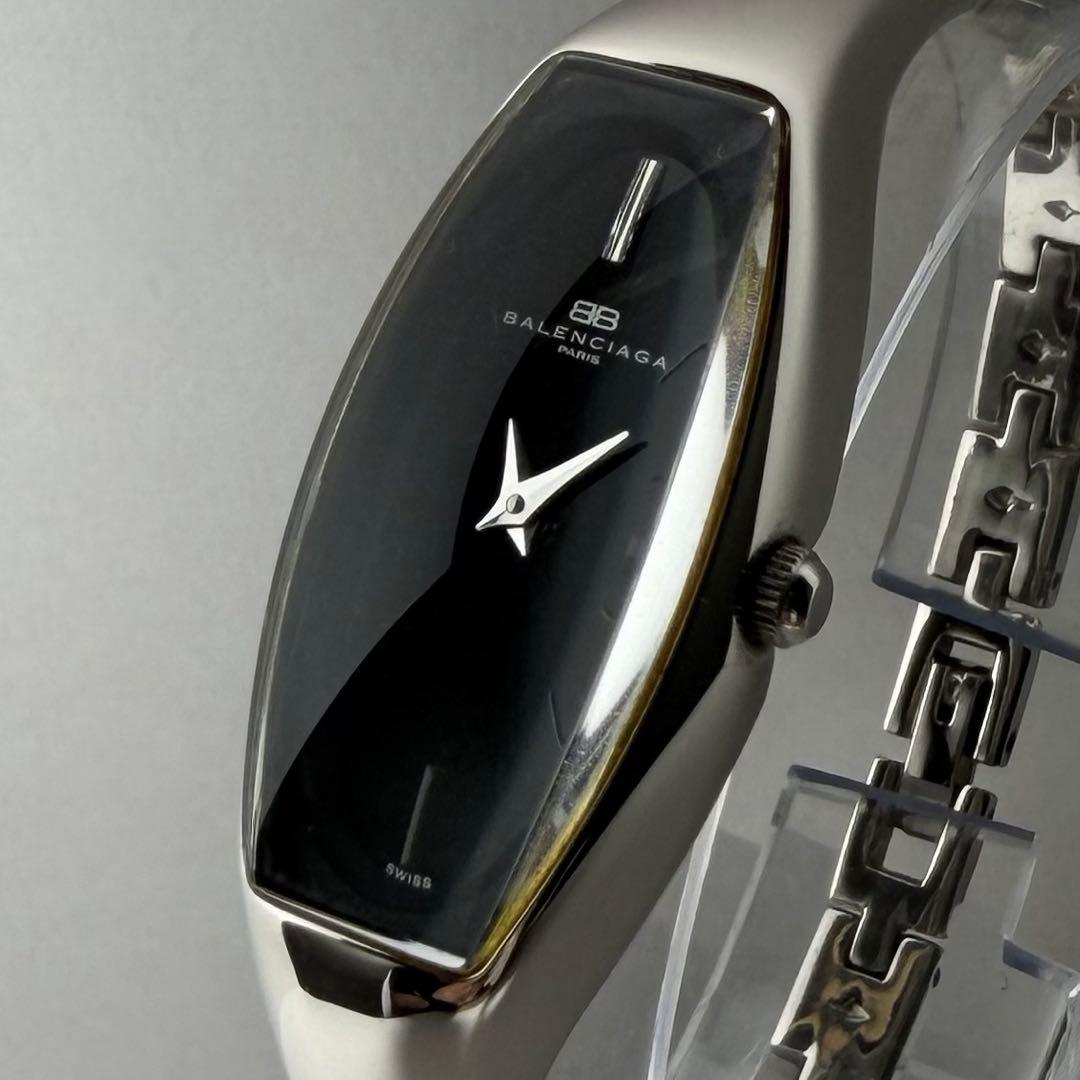 【稼働/新品電池/希少】バレンシアガ 腕時計 G0V スリム エレガント QZ