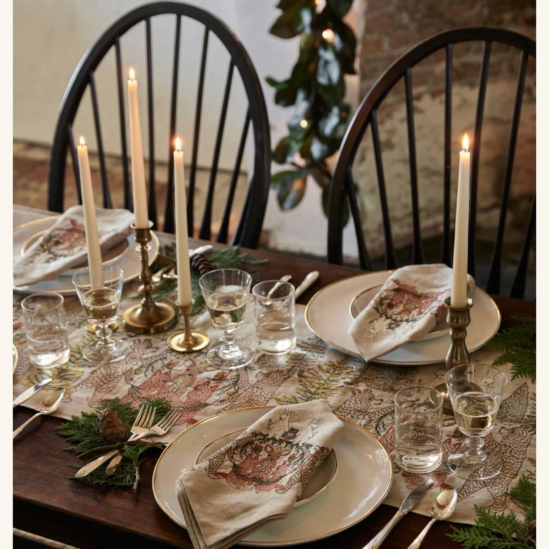 CORAL&TUSK コーラル&タスク テーブルランナー ナプキン×2 3点