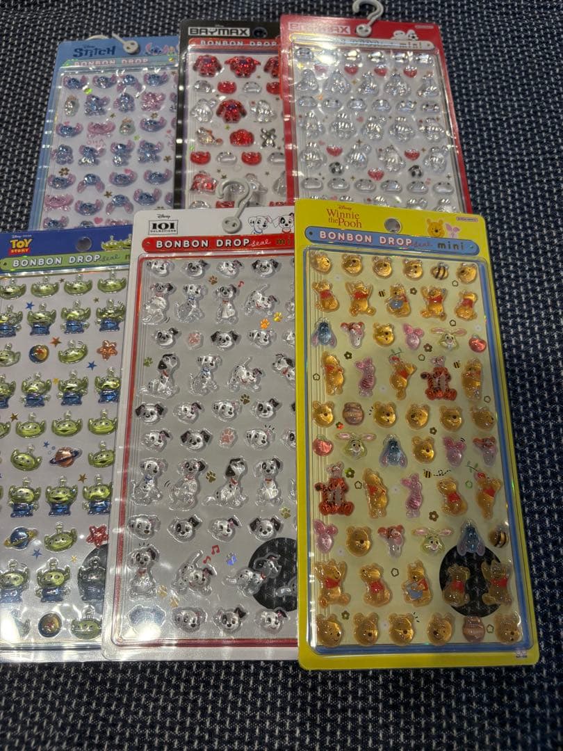 ディズニー　ミニ　ボンボンドロップシール　正規品