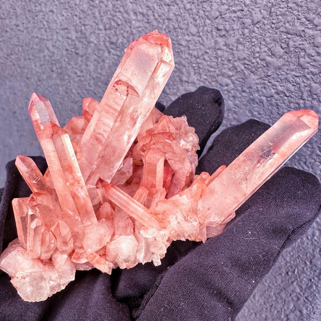 爆レア❗️浄化❗️超綺麗♡超強いパワー ピンク ヒマラヤ クラスター天然石A1554