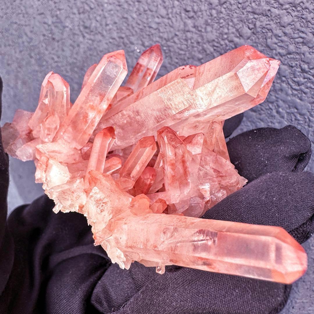 爆レア❗️浄化❗️超綺麗♡超強いパワー ピンク ヒマラヤ クラスター天然石A1554