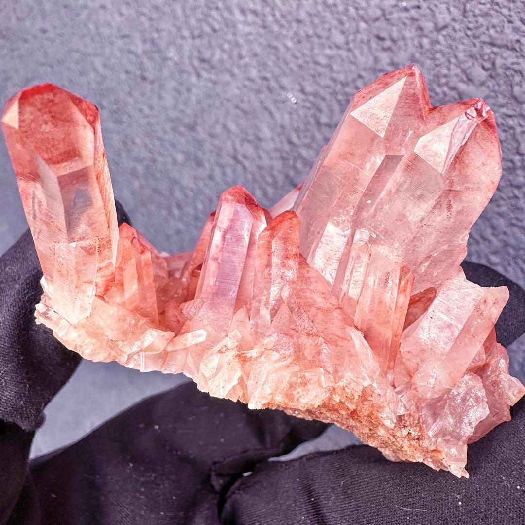 爆レア❗️浄化❗️超綺麗♡超強いパワー ピンク ヒマラヤ クラスター天然石A1554