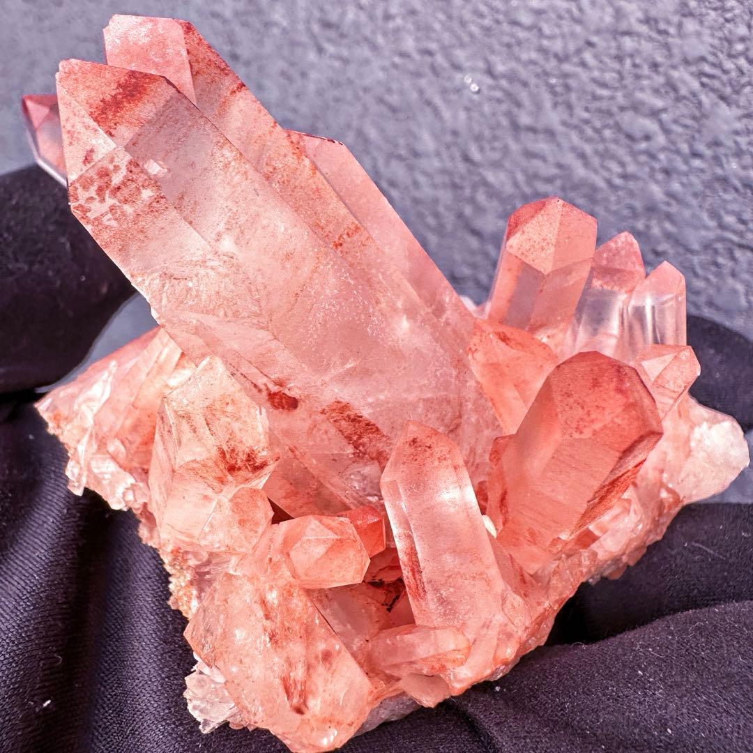 爆レア❗️浄化❗️超綺麗♡超強いパワー ピンク ヒマラヤ クラスター天然石A1554