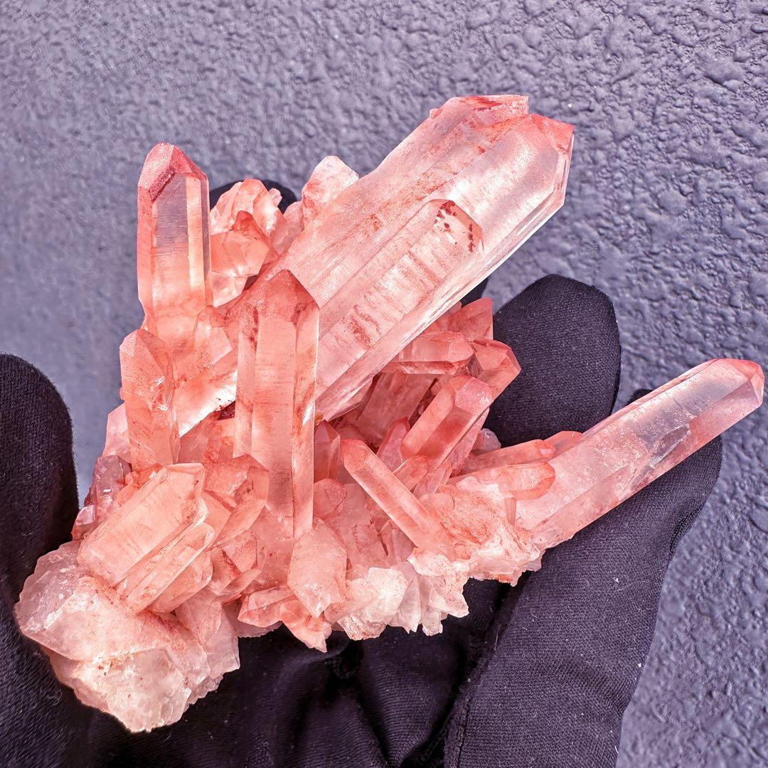 爆レア❗️浄化❗️超綺麗♡超強いパワー ピンク ヒマラヤ クラスター天然石A1554