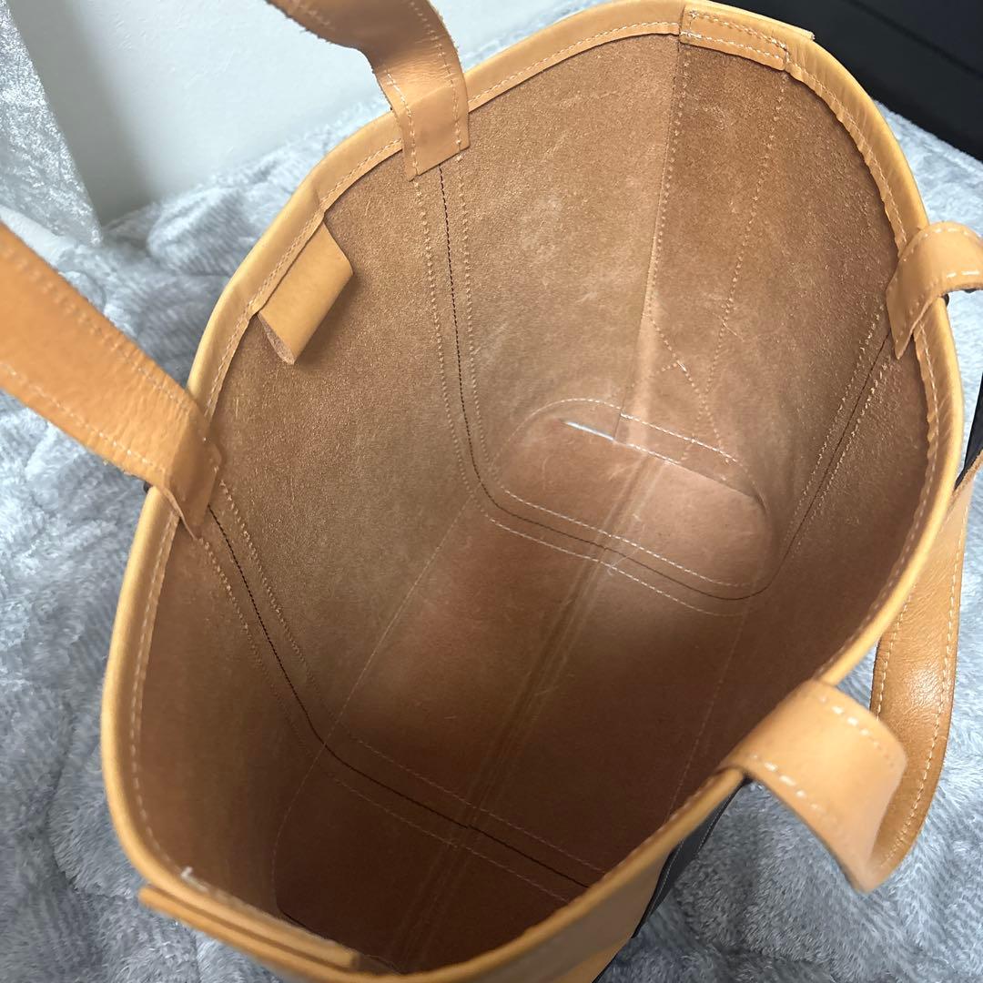 天野宝国　ヌメレザートートバッグ　2nd 別注