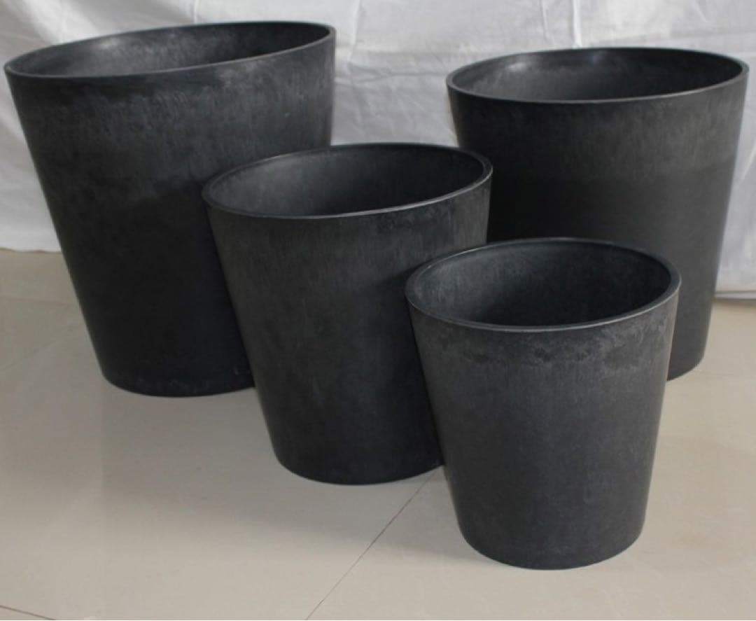 特大 プラ鉢 ブラックポット セット対応可 植木鉢 プランター 黒 プラ鉢 北米