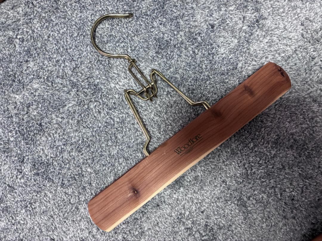 mmm　ウッドロアWoodlore パンツ＆スカートハンガー・レッドシダー