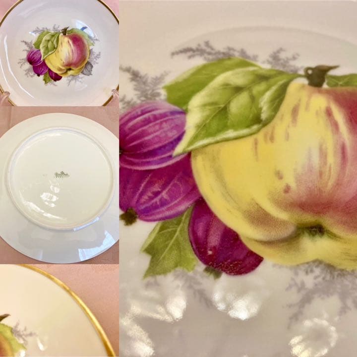 ローゼンタール フルーツ柄デザートプレート　ドイツ製