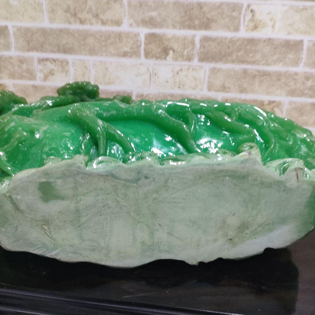 縁起物 翡翠風 七福神 置物 高さ25cm☓横幅36cmサイズ