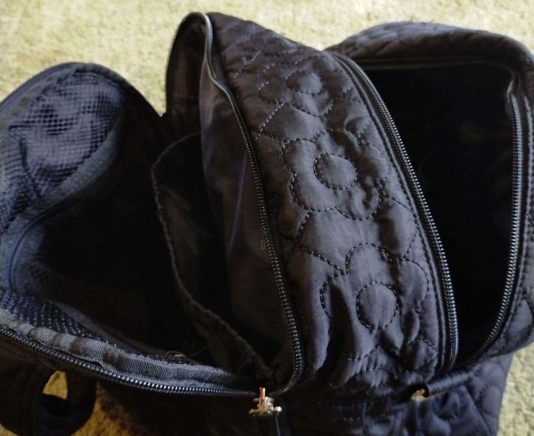 MARY QUANT ボストンバッグ 大容量 ブラック