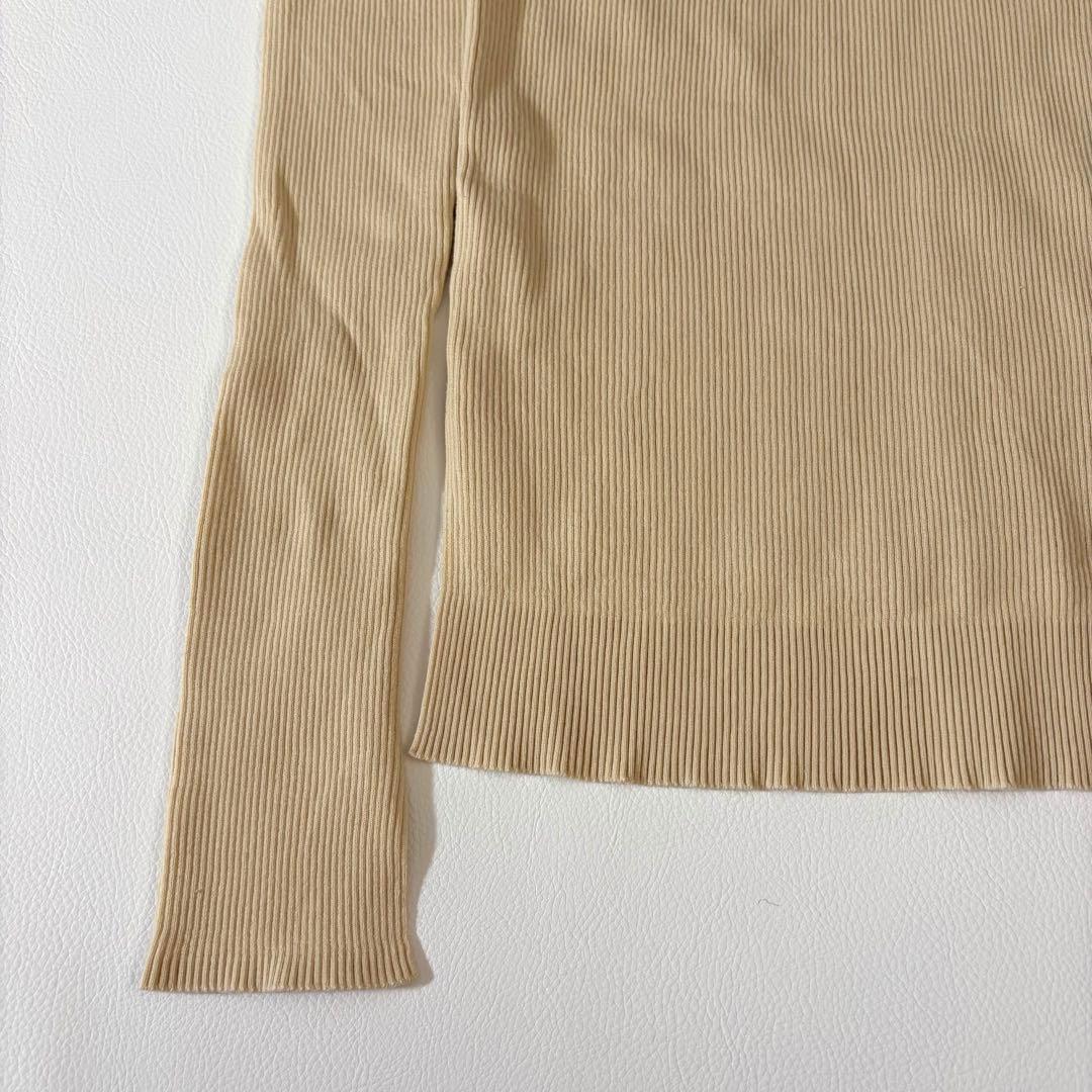 未使用級　オーラリー　ロンハーマン別注　ギザリブタートルネック　アイボリー