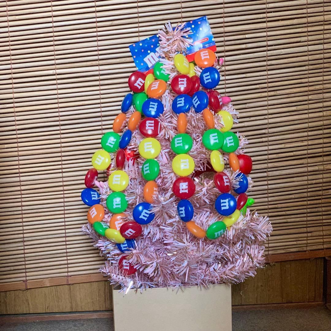 クリスマスツリー／ピンク／m&m's