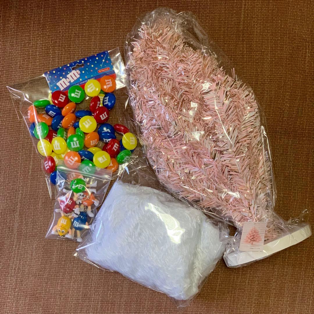 クリスマスツリー／ピンク／m&m's