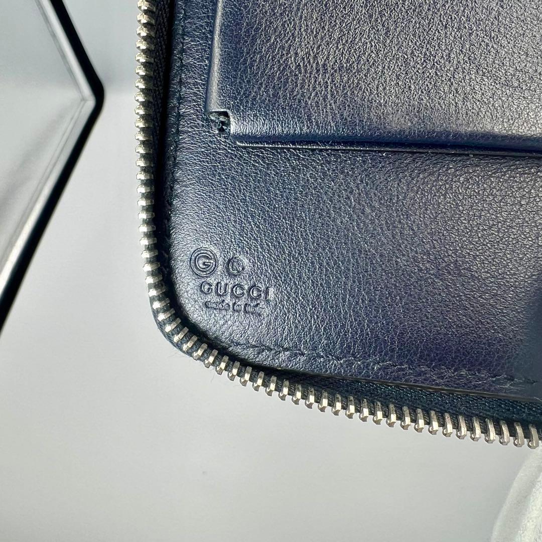 グッチ マイクログッチシマ トラベル ドキュメントケース 長財布 449246