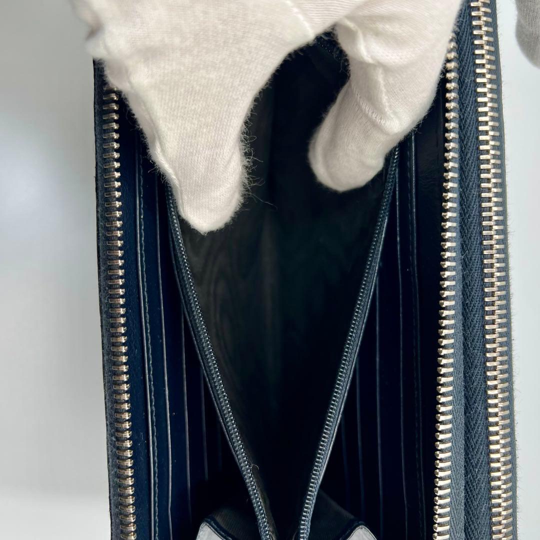 グッチ マイクログッチシマ トラベル ドキュメントケース 長財布 449246