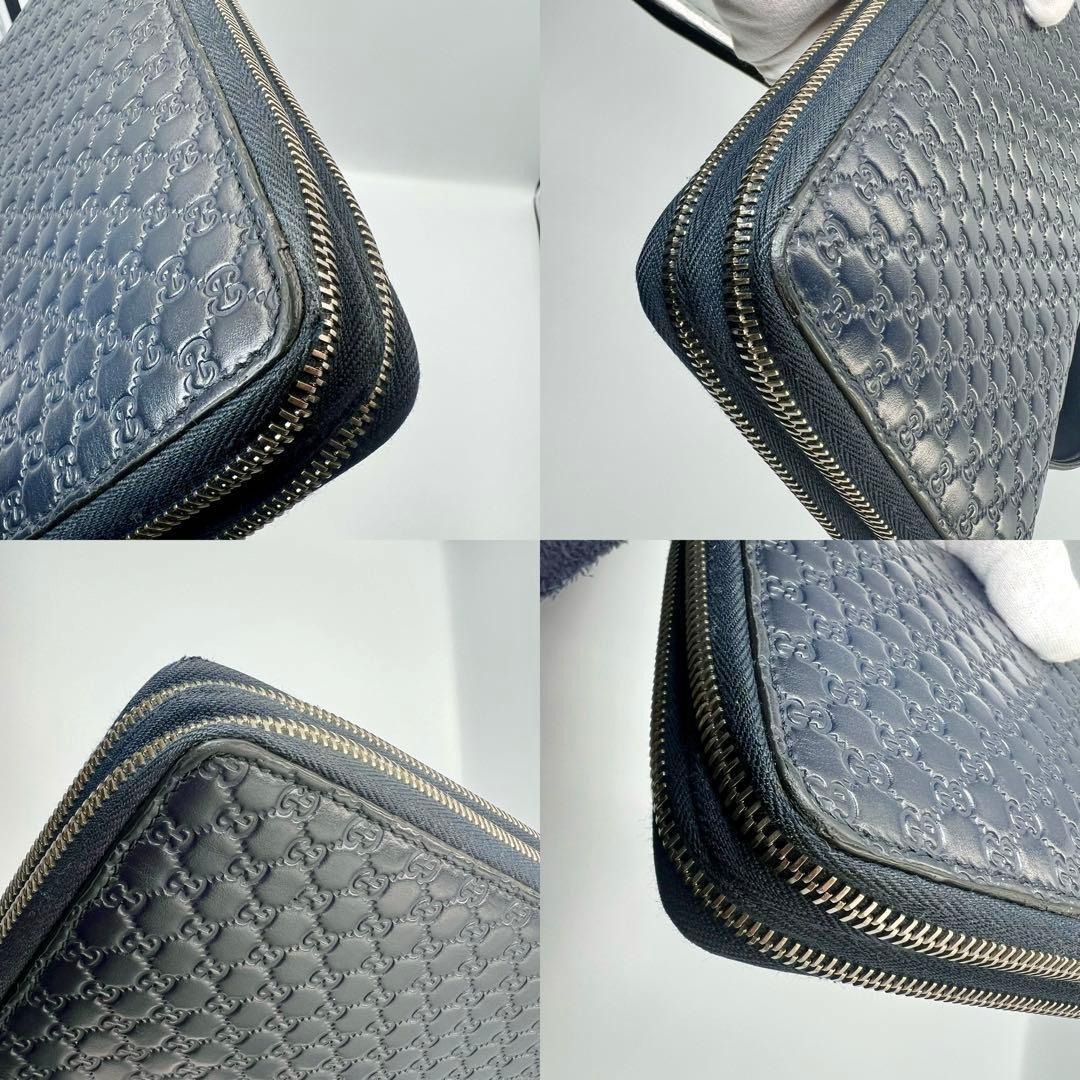 グッチ マイクログッチシマ トラベル ドキュメントケース 長財布 449246