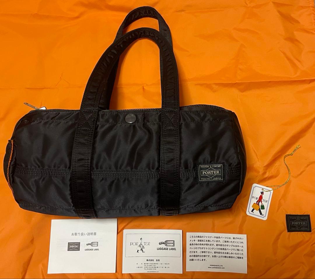 【美品】PORTERポーター タンカー ダッフルバッグ ブラック Sサイズ