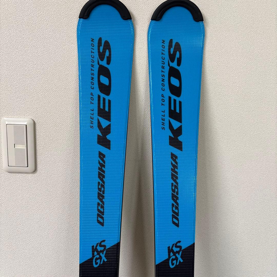 OGASAKA KEOS スキー板 青/黒 ビンディング付き