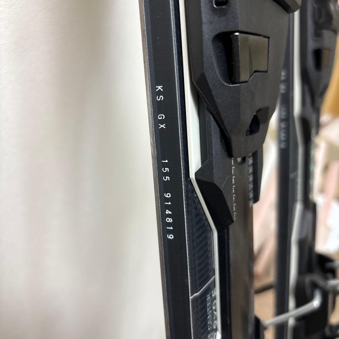 OGASAKA KEOS スキー板 青/黒 ビンディング付き