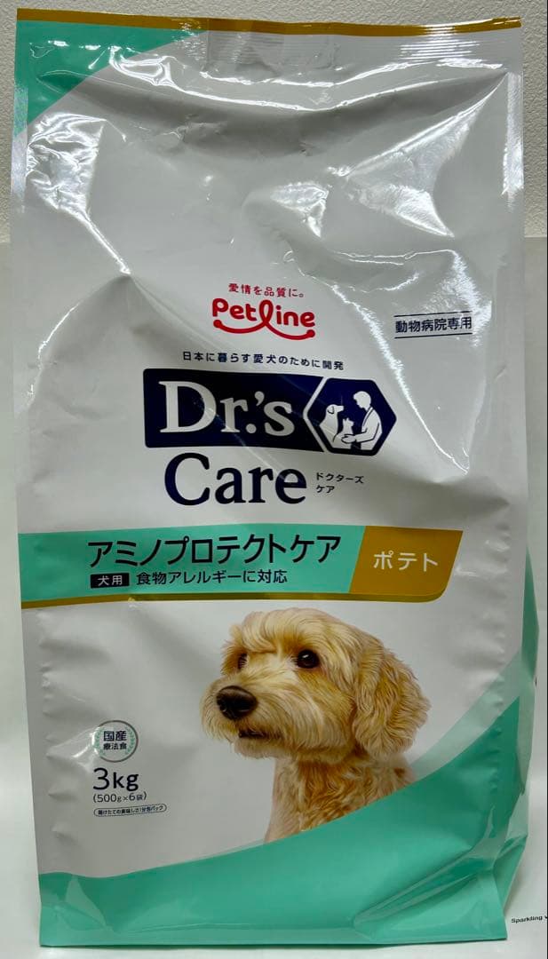 ムルアさん用ドクターズケア 犬用アミノプロテクトケア ポテト3kg 1袋