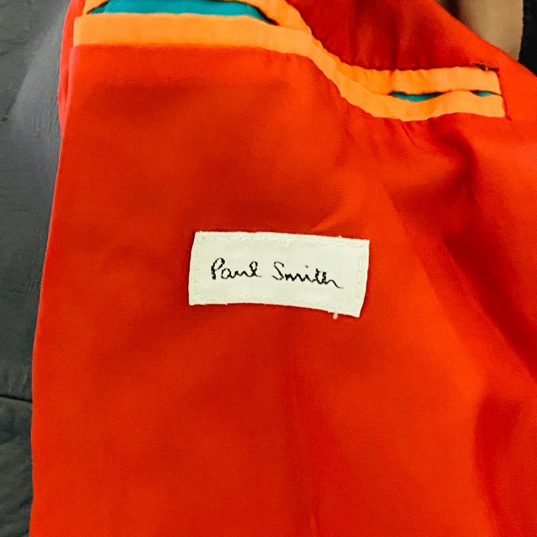 Paul Smith（ポールスミス）ライダース シングル　ラムレザー　M