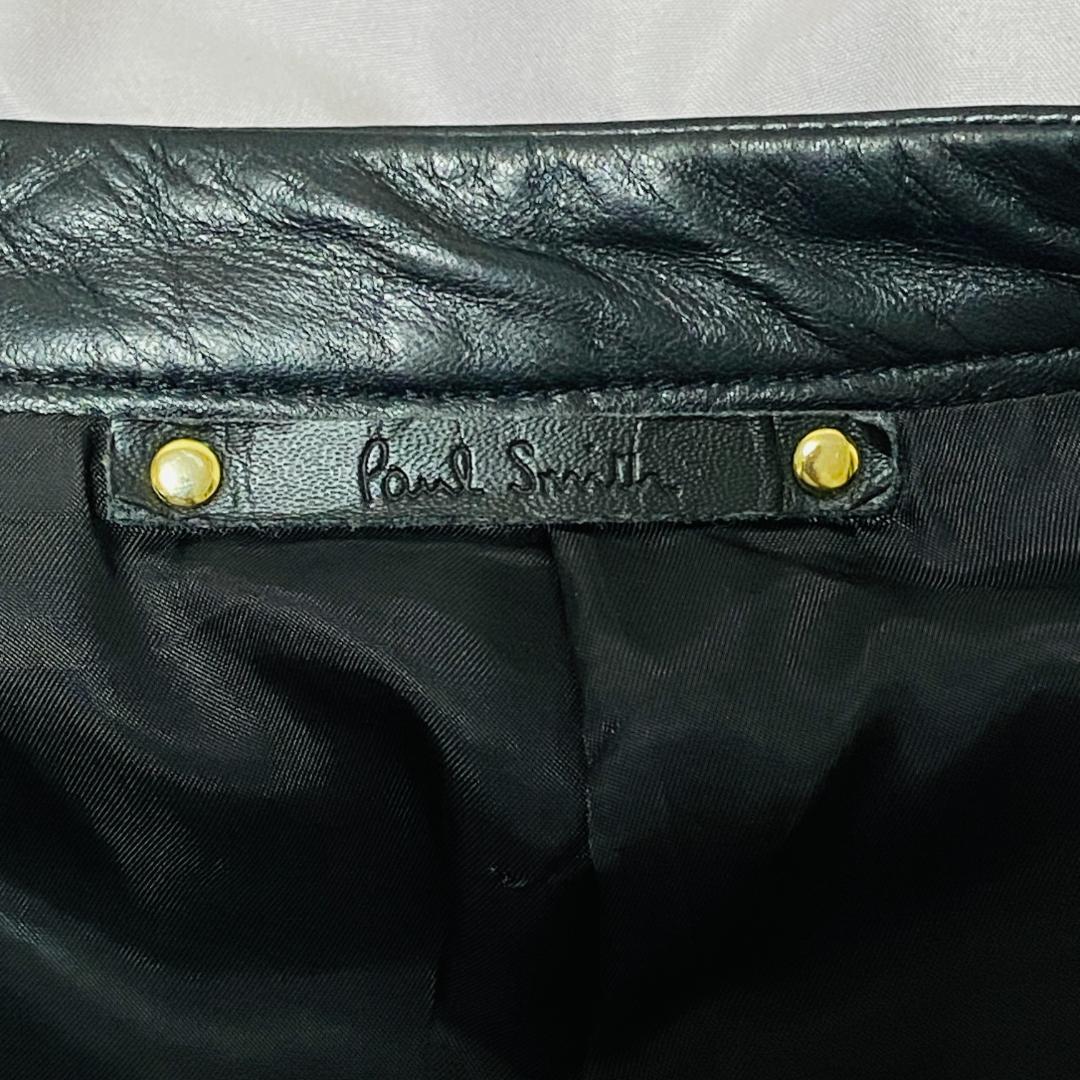 Paul Smith（ポールスミス）ライダース シングル　ラムレザー　M