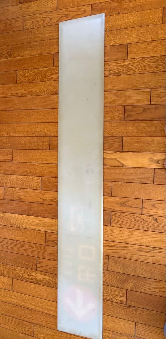 く*パ様 国鉄 実使用 駅案内看板 EXIT 国鉄バス 十和田湖方面 全長約12