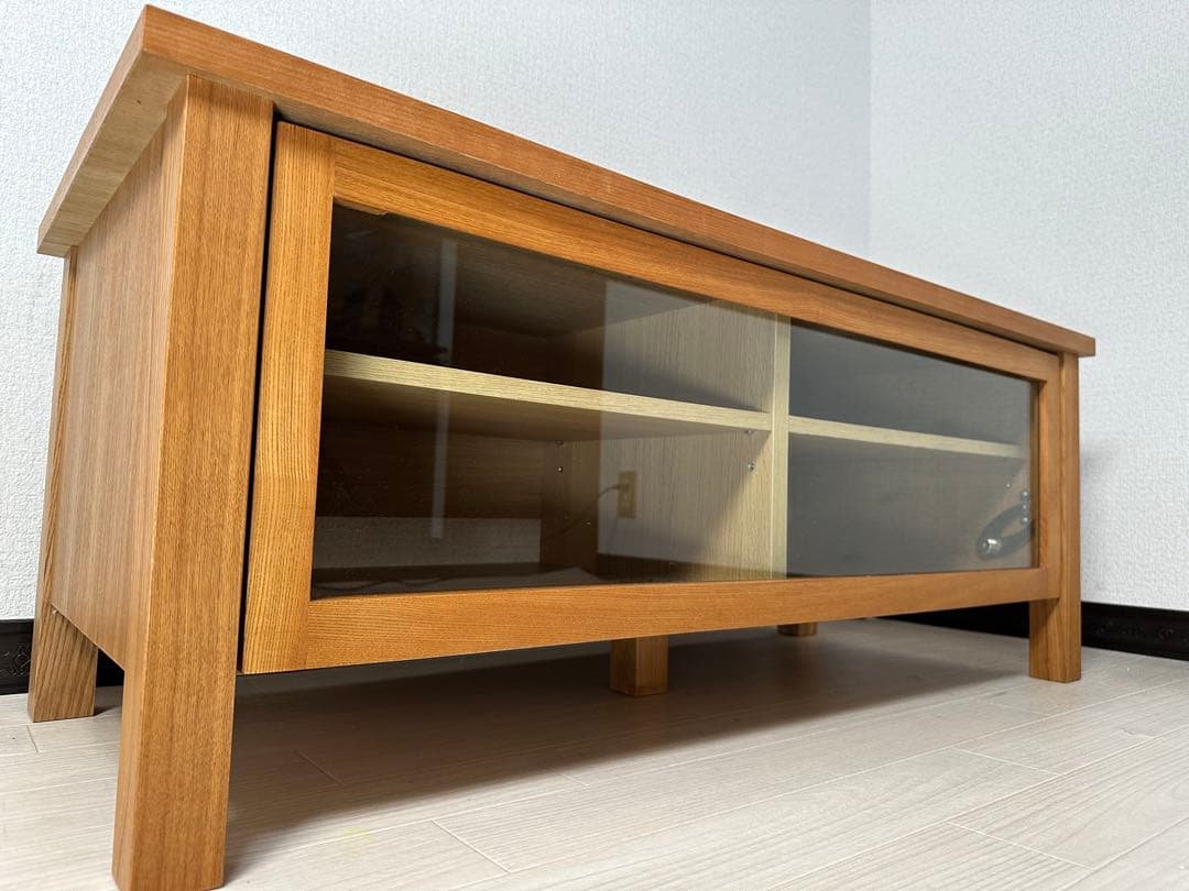 MUJI 無印良品 タモ材 テレビ台 TVボード AVラック　※i4※