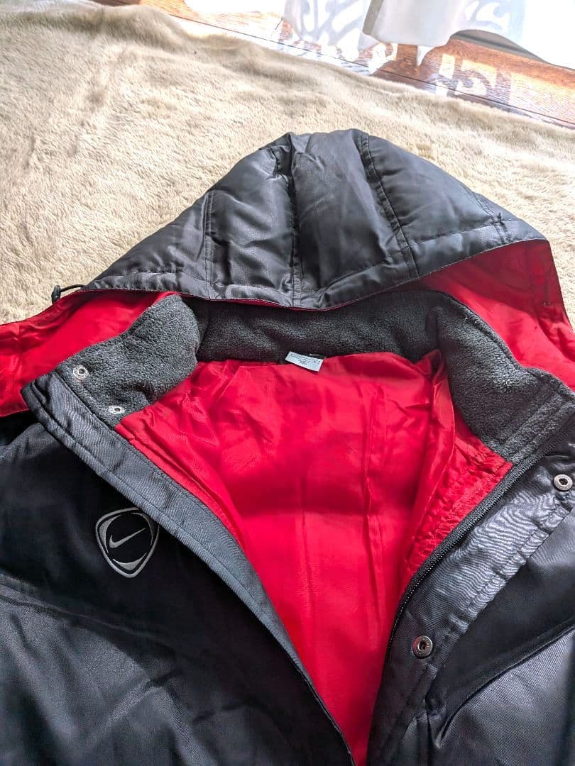 【極暖】NIKEダウンコートロングベンチコート　L