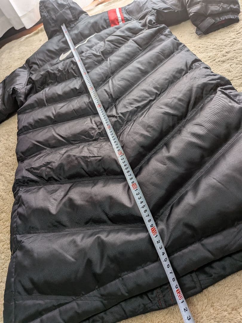 【極暖】NIKEダウンコートロングベンチコート　L