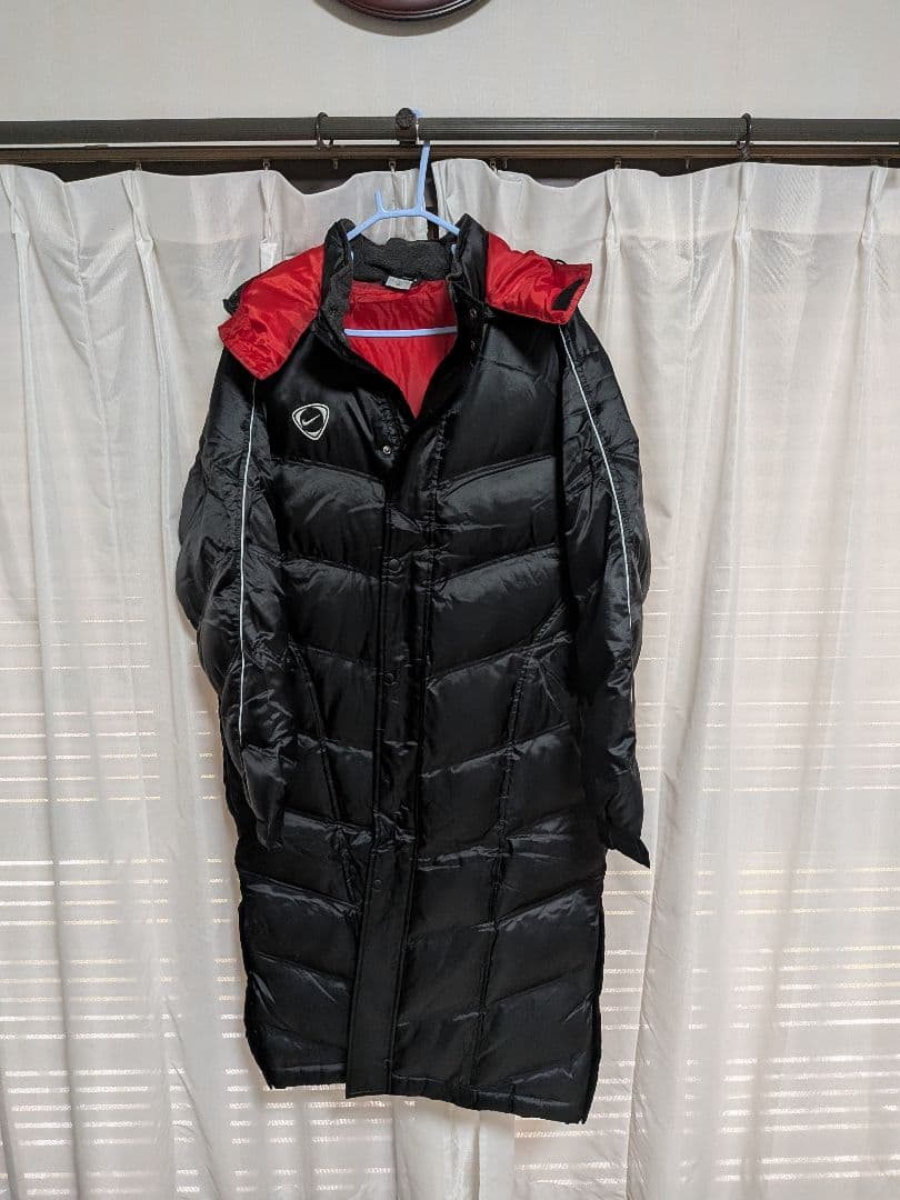 【極暖】NIKEダウンコートロングベンチコート　L