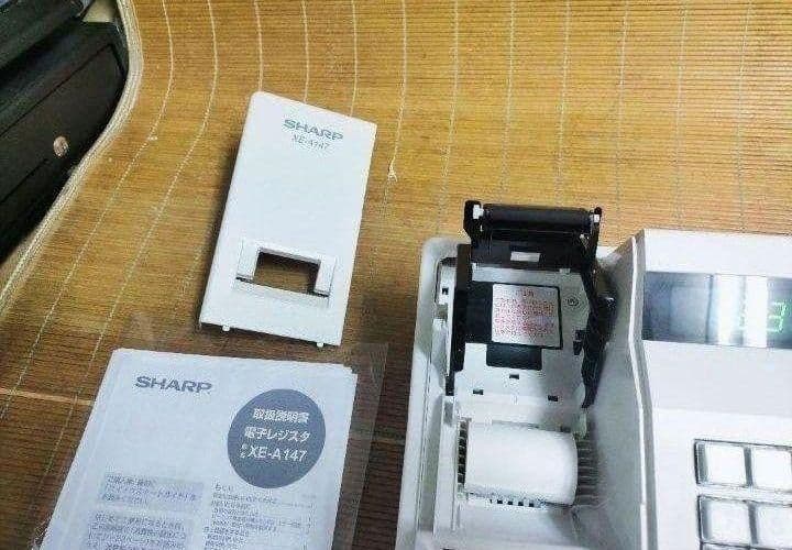 シャープレジスター　XE-A147　PC連携売上管理フル設定無料　600061