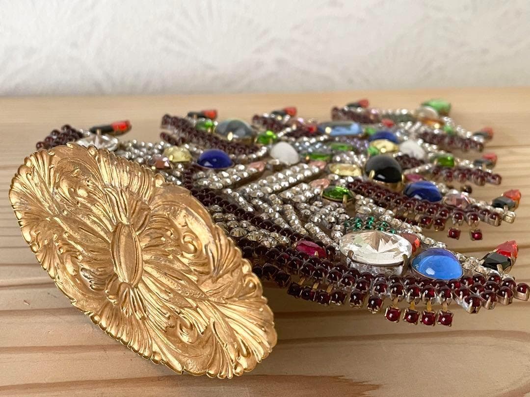 ビンテージ/チェコガラス/クリスマスツリー/TABOO/チェコツリー/グリーン