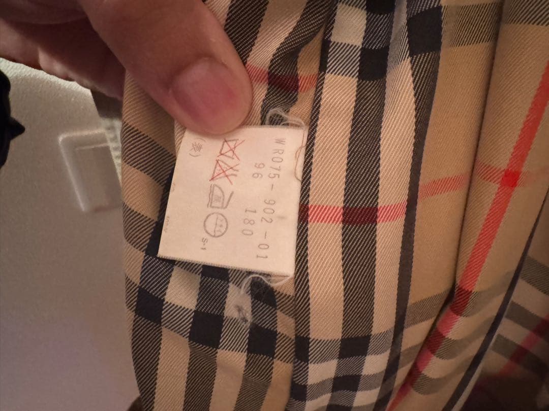 【最終値下げ】Burberry カーキ ステンカラーコート 90's