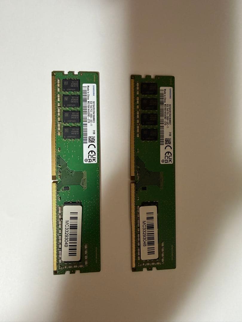 中古 DDR4 8GB メモリ 2666 2枚セット