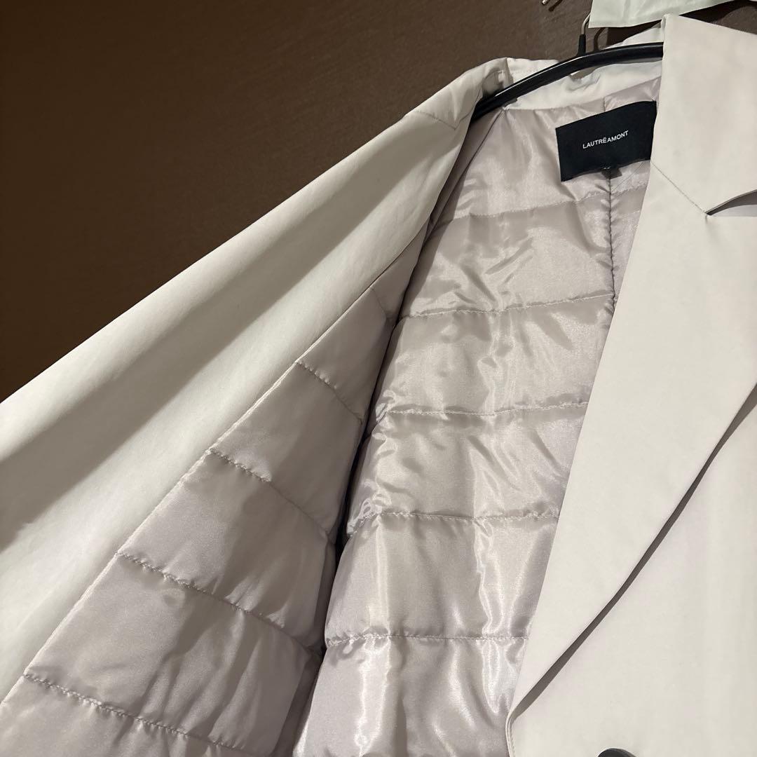 美品　ロートレアモン　ステッチレス　ダウンコート　チェスターコート