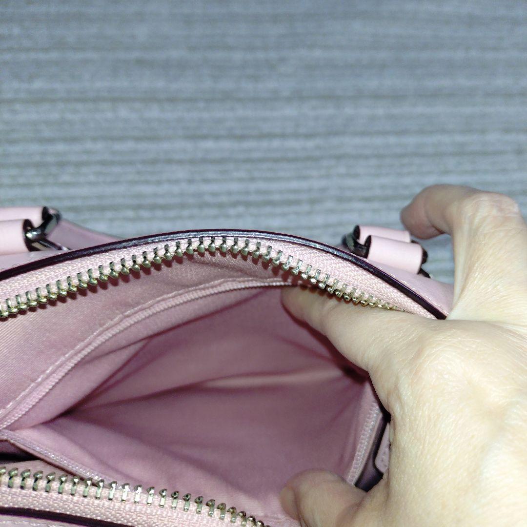 コーチ　COACH ミニボストンバッグ　ピンク　シグネチャー